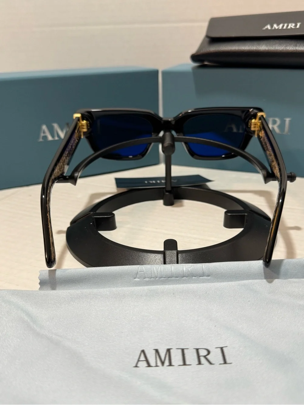 AMIRI Venice Black Sunglasses Unisex - Size 50□24-145
